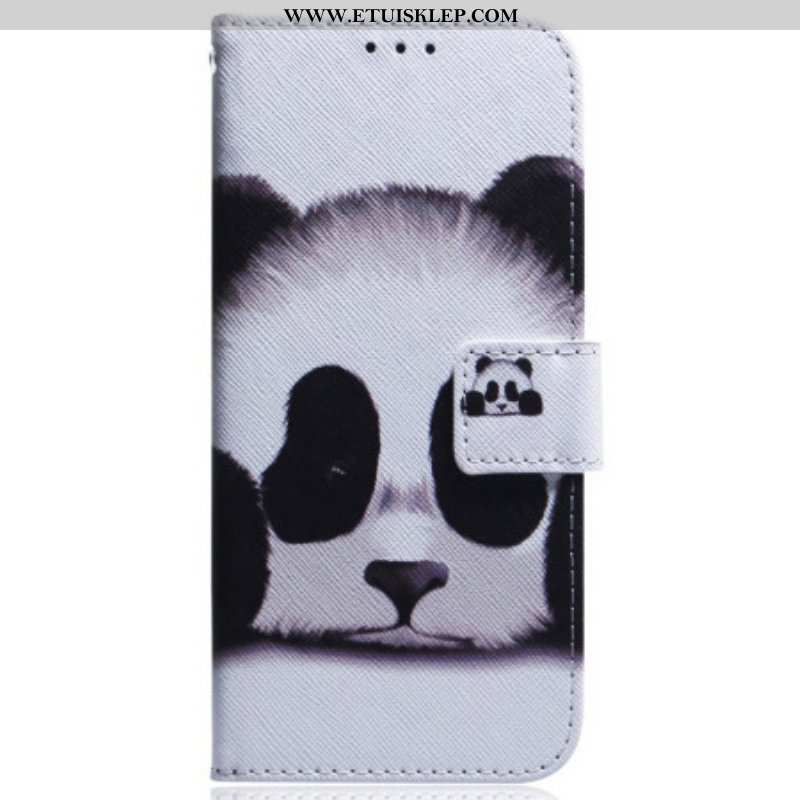 Obudowa Etui Na Telefon do Samsung Galaxy A54 5G z Łańcuch Smycz Panda Fan